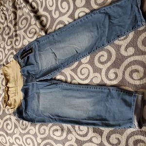 C pink maternity jeans
